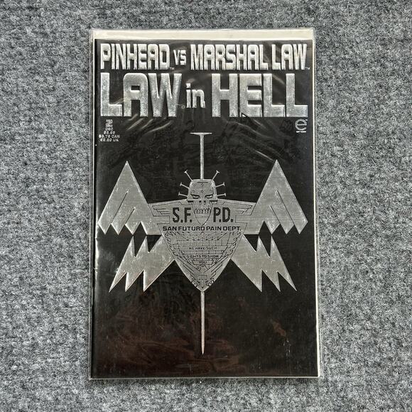 Pinhead vs. Marshal Law: Law in Hell #2 VF; Epic | Clive Barker Hellraiser - we - Picture 1 of 3